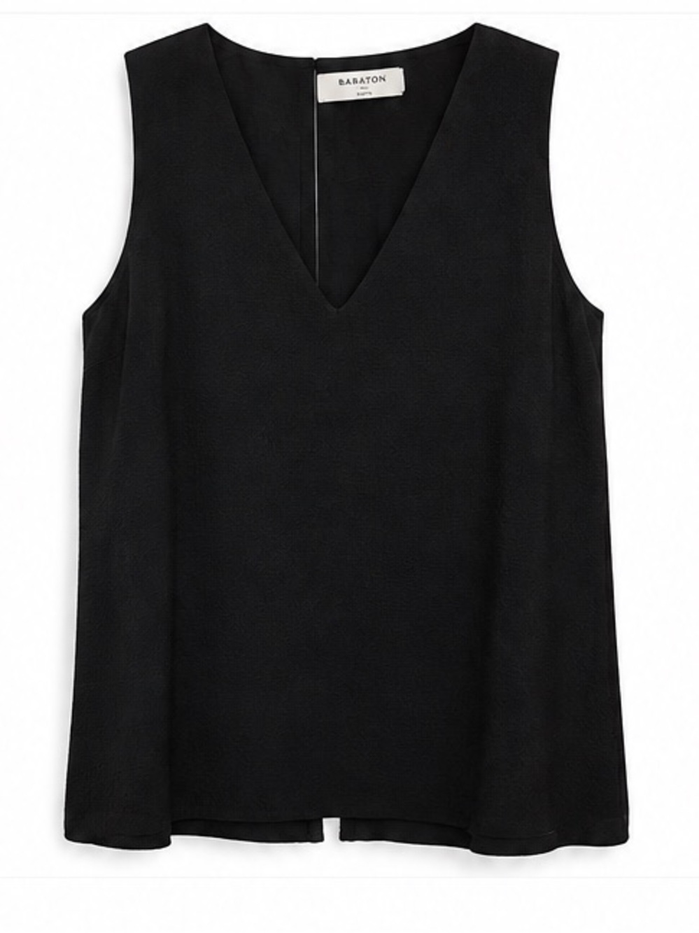 Babaton Black V-Neck Sleeveless Camisole